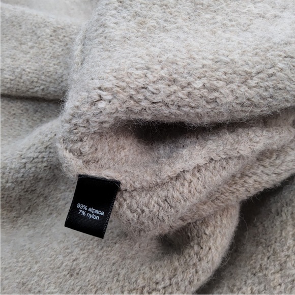 Peruvian Connection Hooded Kimono Sweater Medium/large Open Front - Picture 11 of 12